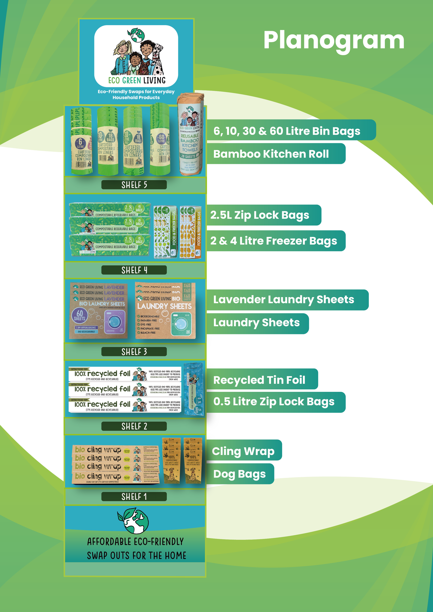Fully Stocked Point of Sale Unit | Eco Green Living