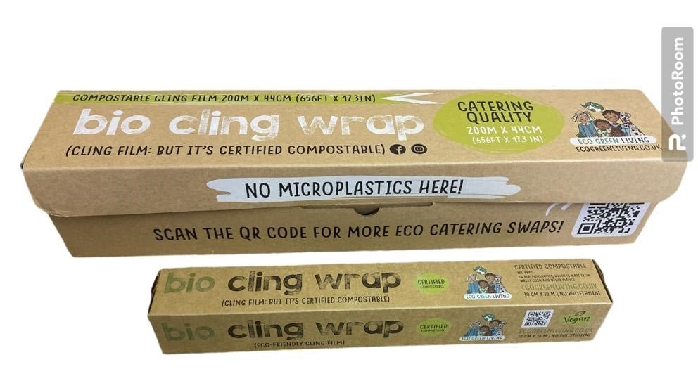 Catering Certified Compostable Clingfilm 44cm x 200m - EcoGreenBusiness