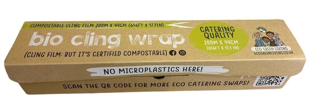 Catering Certified Compostable Clingfilm 44cm x 200m - EcoGreenBusiness