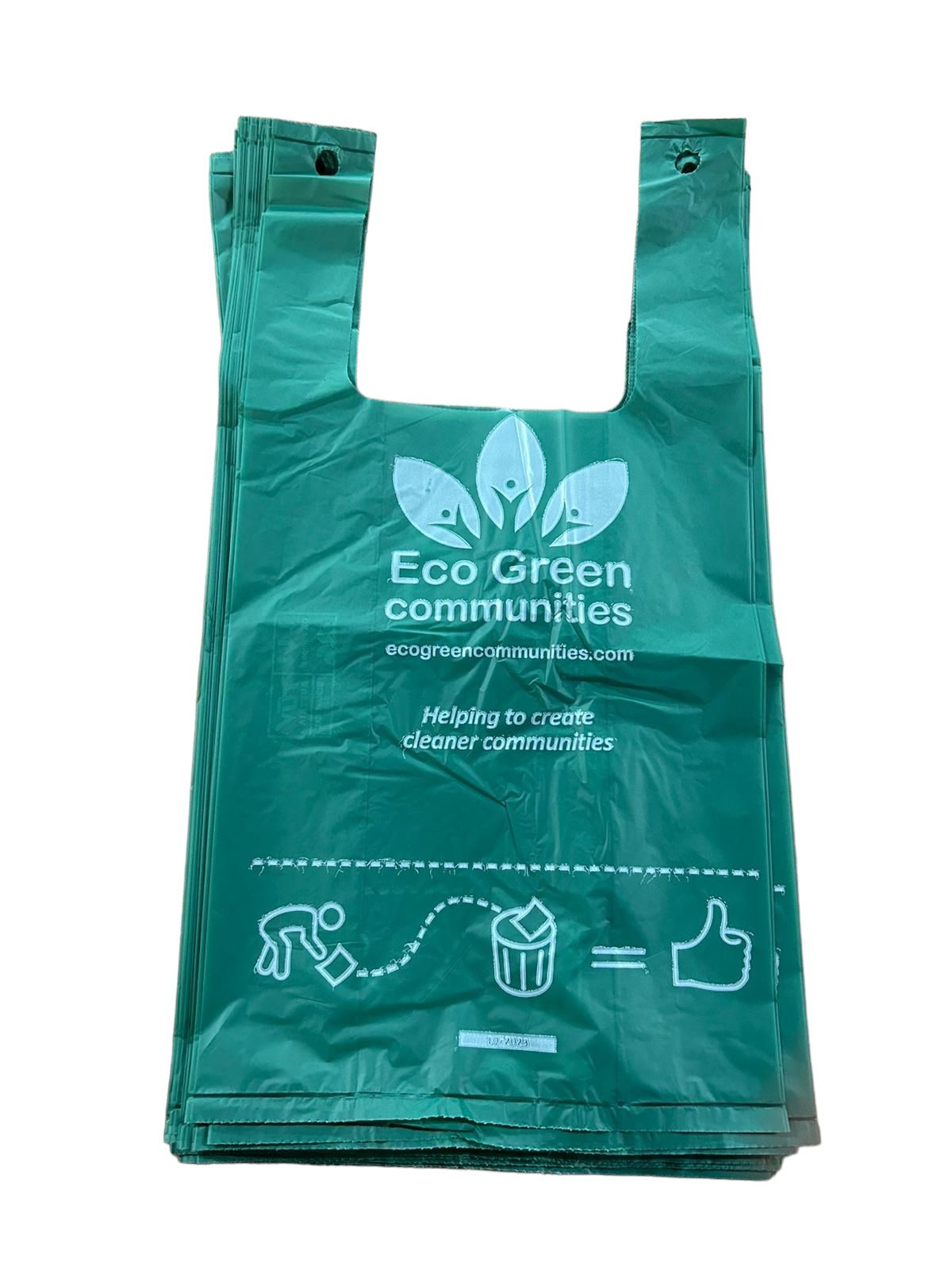 Compostable Small Shopping Bag x 1500 bags - EcoGreenBusiness