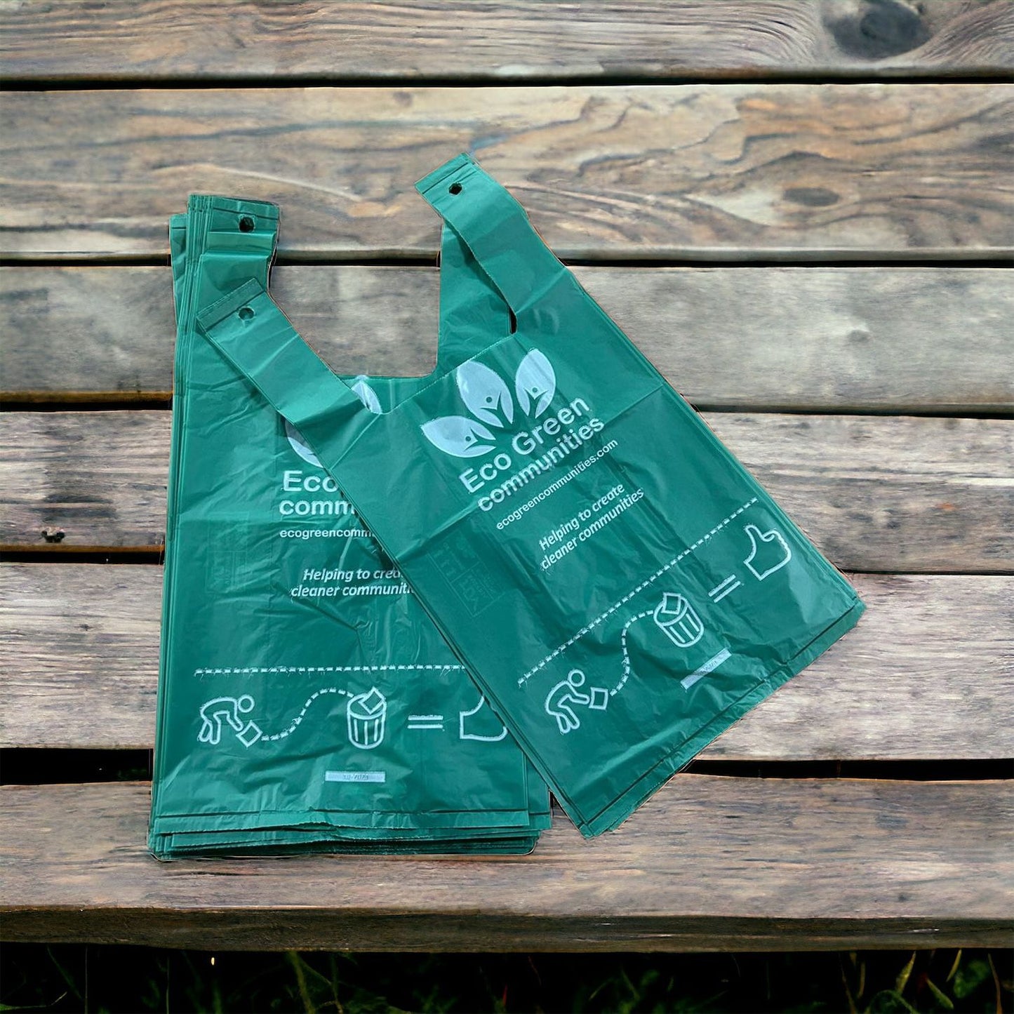 Compostable Small Shopping Bag x 1500 bags - EcoGreenBusiness