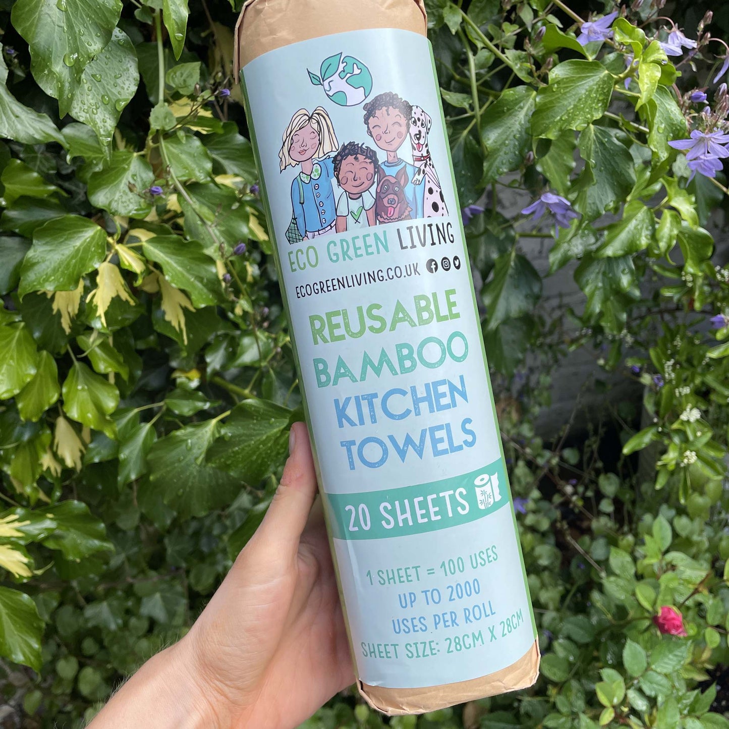 Reusable Bamboo Kitchen Towels