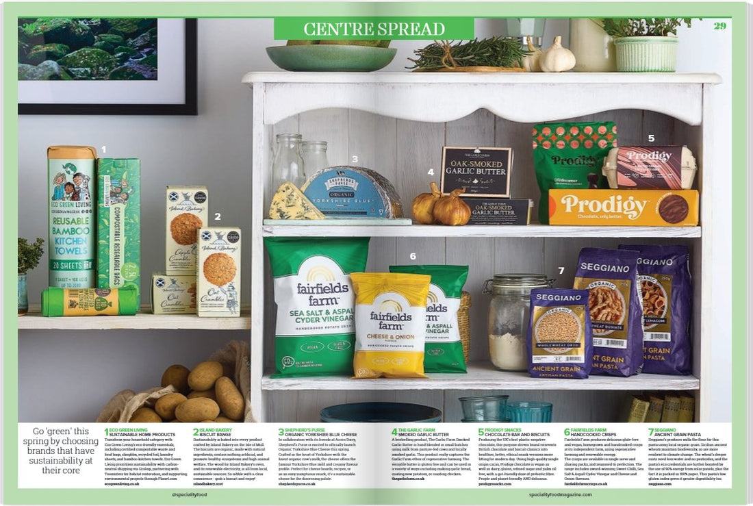 Center Spread in Speciality Food Magazine - EcoGreenBusiness