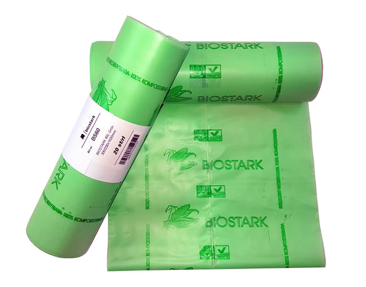 Roll of 60L Catering Compostable Bags - 20 per roll