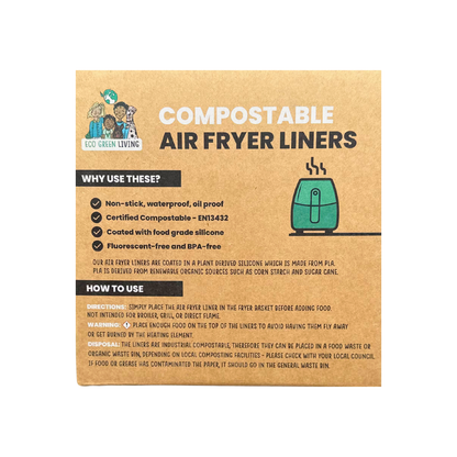 Air Fryer Liners 50 Papers, suitable for all air fryers.