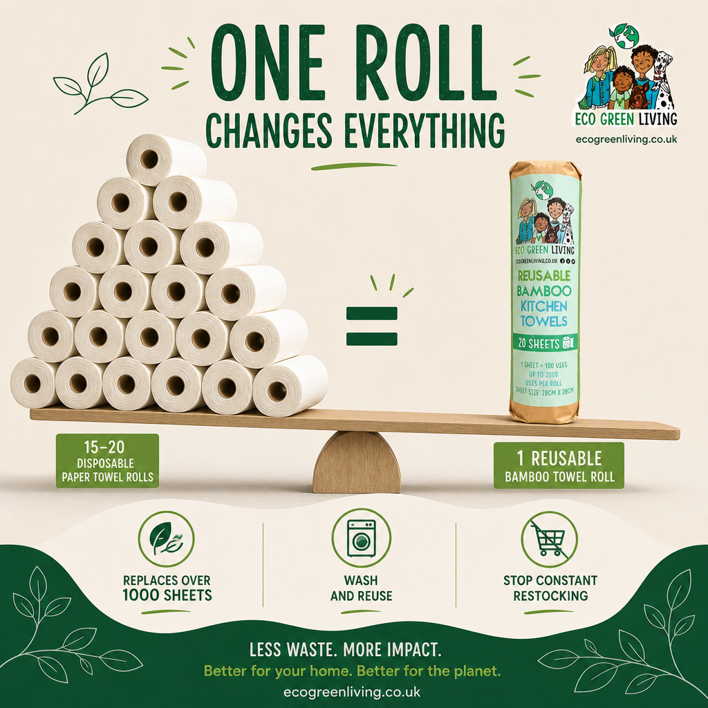 Reusable Bamboo Kitchen Towels