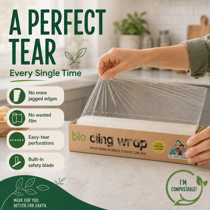 Compostable Cling Film - 1 x 30m roll
