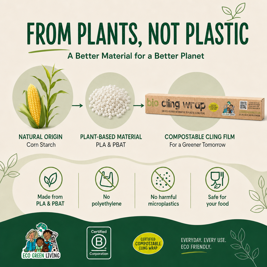 Compostable Cling Film - 1 x 30m roll