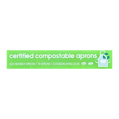 Eco-friendly Certified Compostable Aprons (50 aprons)