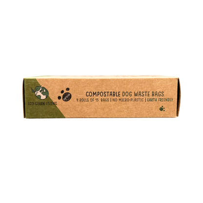 Compostable Dog Waste Bags | 1 Pack - 60 Large Bags