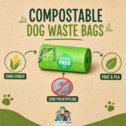 Compostable Dog Waste Bags | 1 Pack - 60 Large Bags
