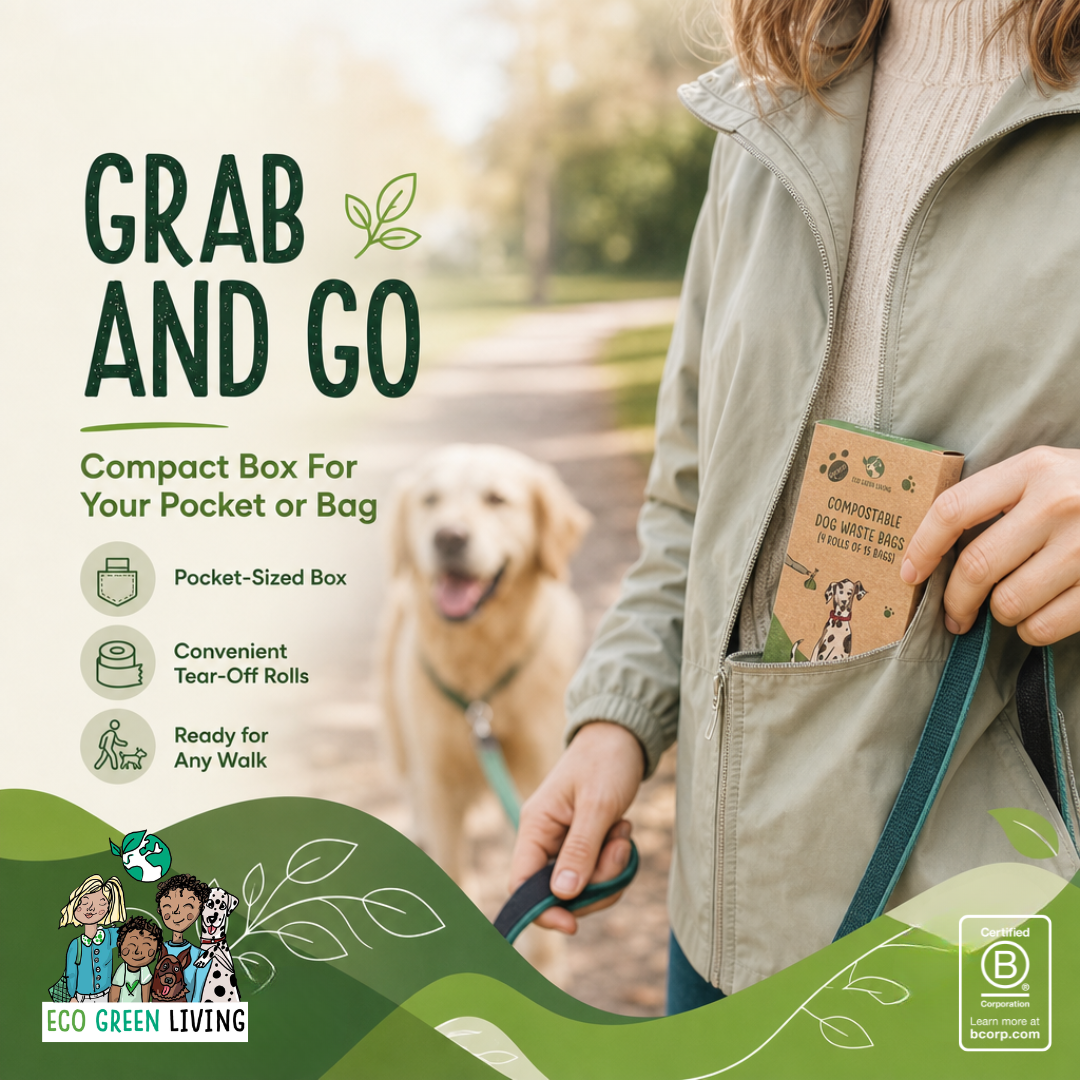 Compostable Dog Waste Bags | 1 Pack - 60 Large Bags