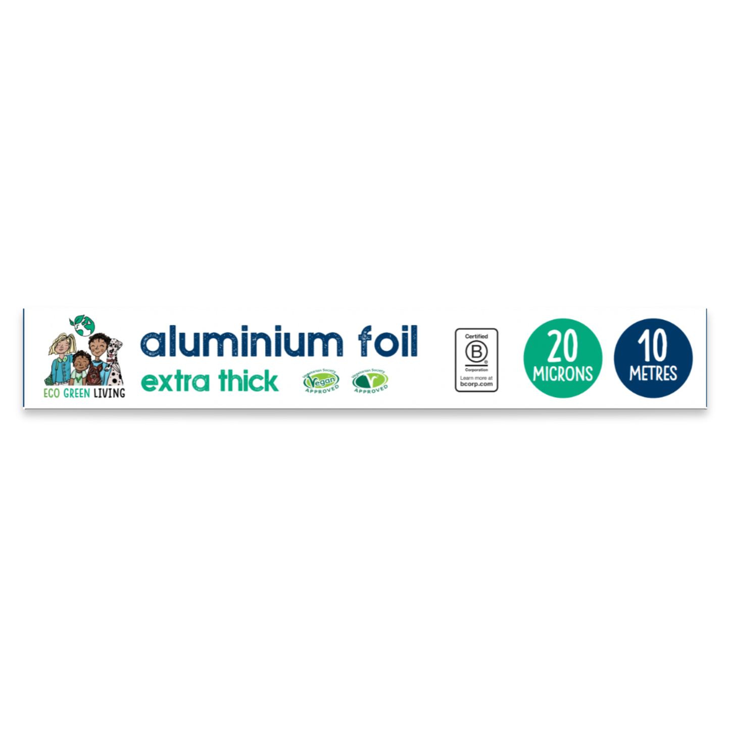 100% Recycled Aluminium Foil - 30cm x 10m