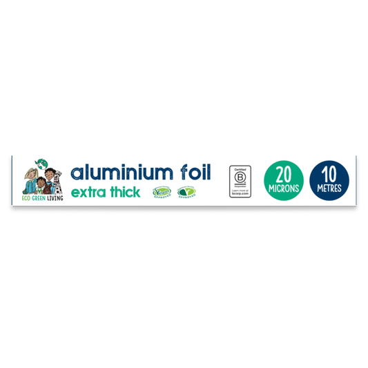 100% Recycled Aluminium Foil - 30cm x 10m