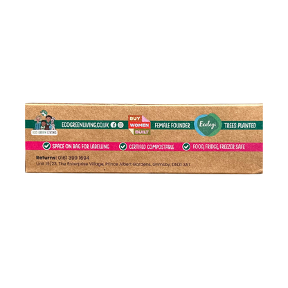 2 Litre Certified Compostable Food & Freezer Bags (35 bags)