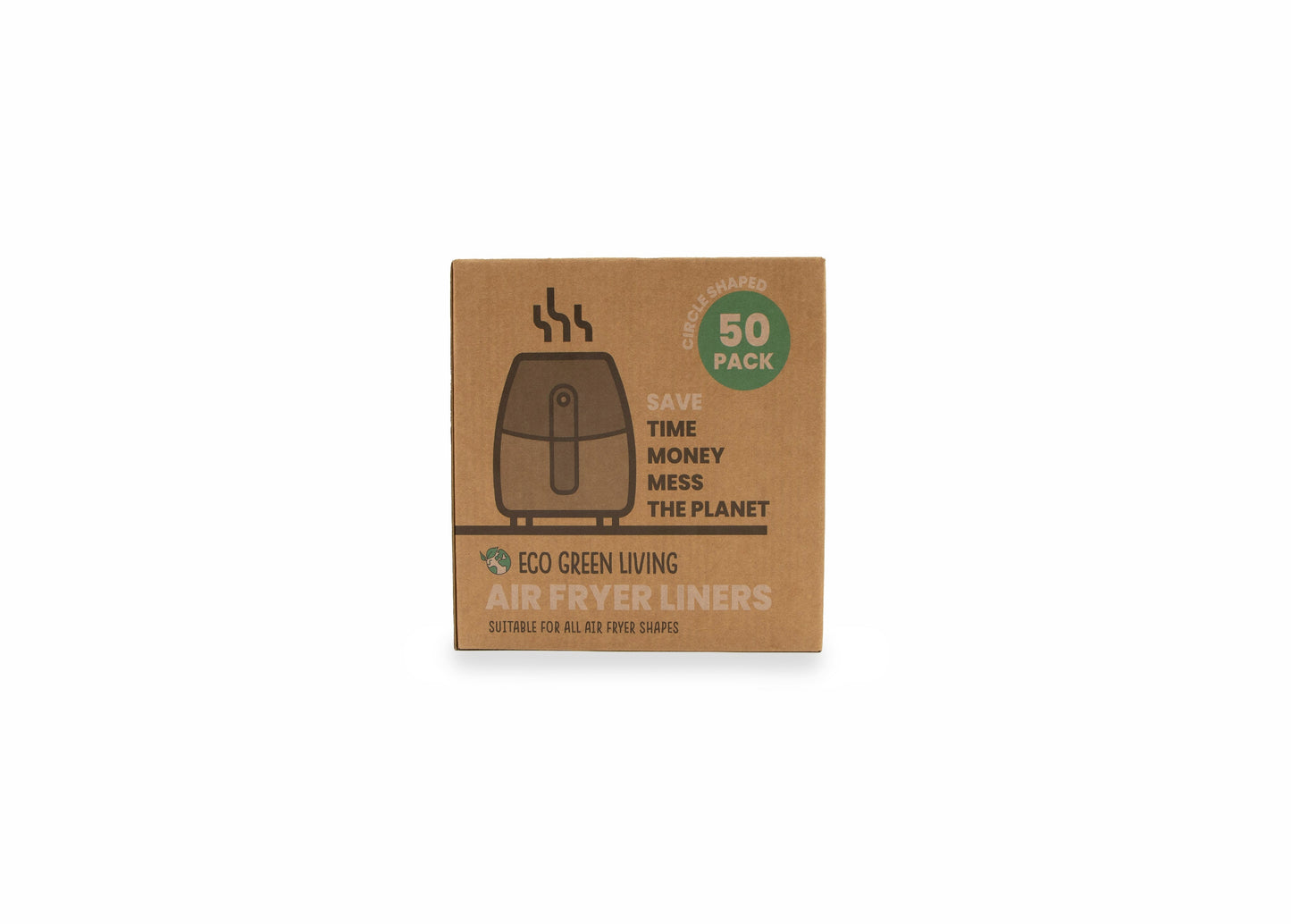 Air Fryer Liners 50 Papers, suitable for all air fryers.