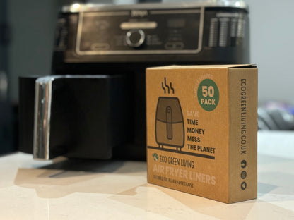 Air Fryer Liners 50 Papers, suitable for all air fryers.