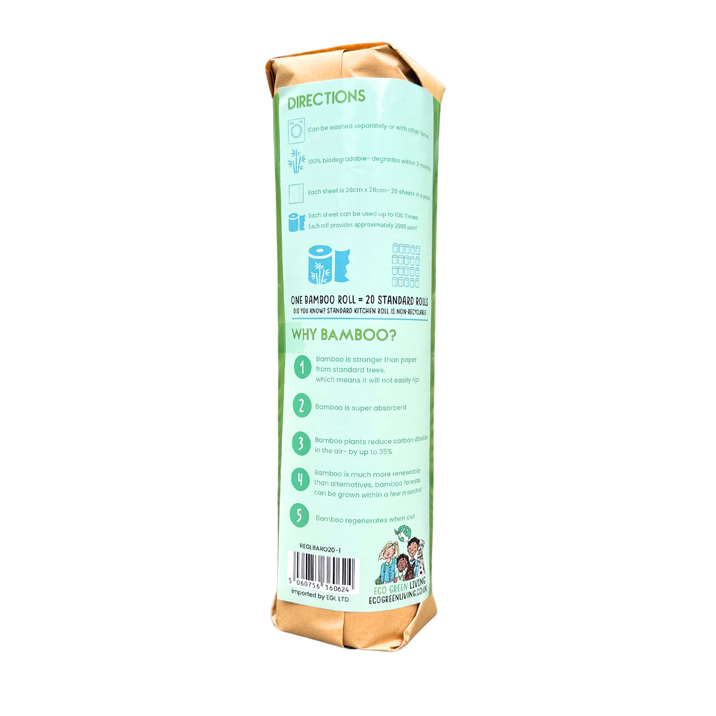 Reusable Bamboo Kitchen Towels