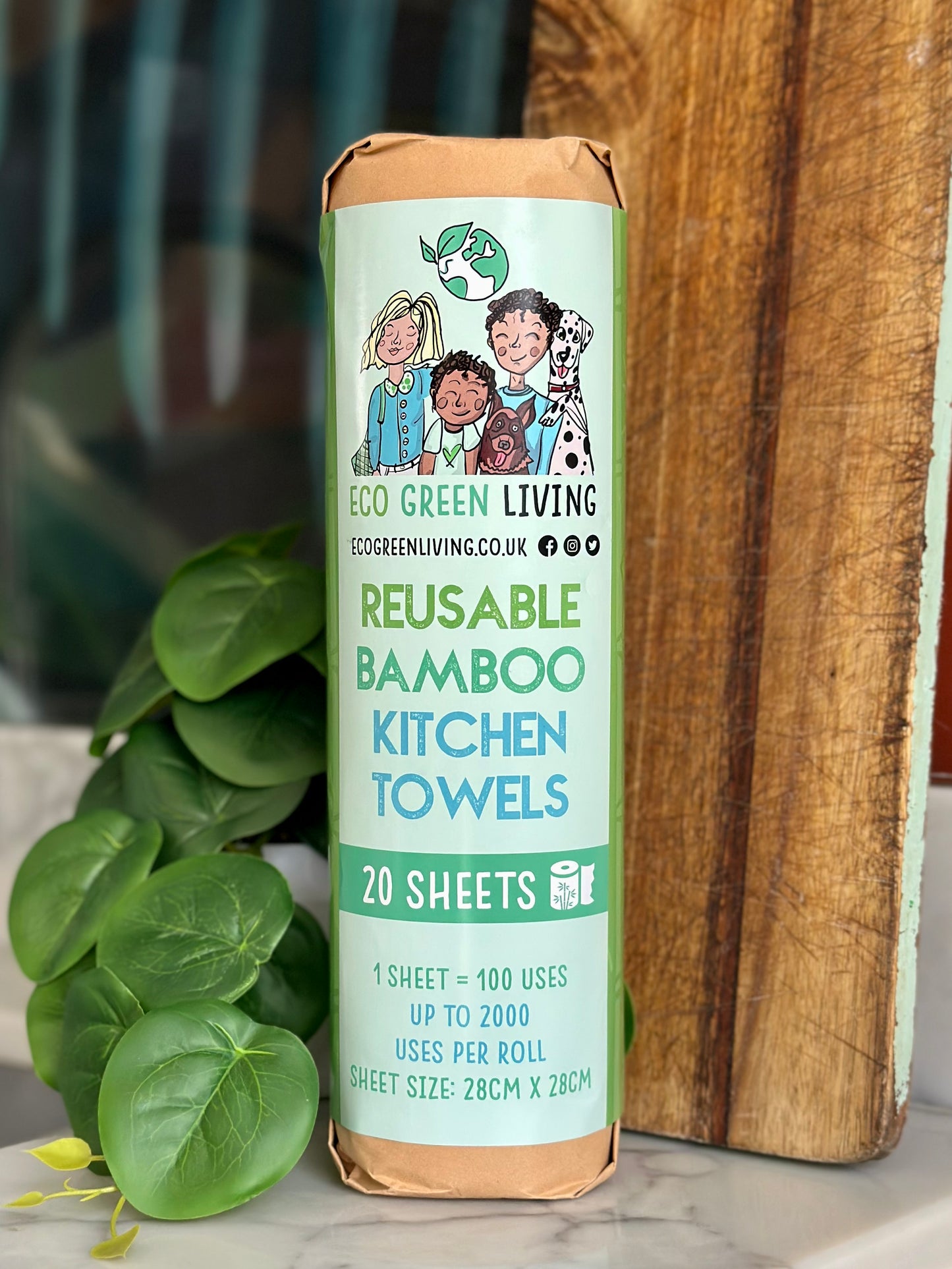 Reusable Bamboo Kitchen Towels