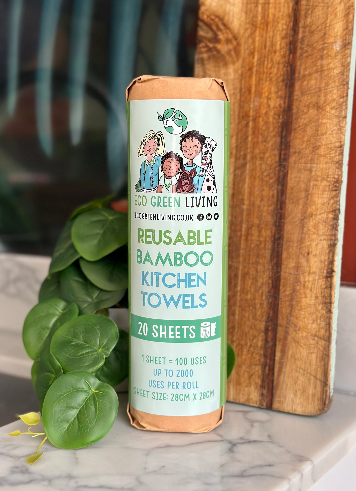 Reusable Bamboo Kitchen Towels