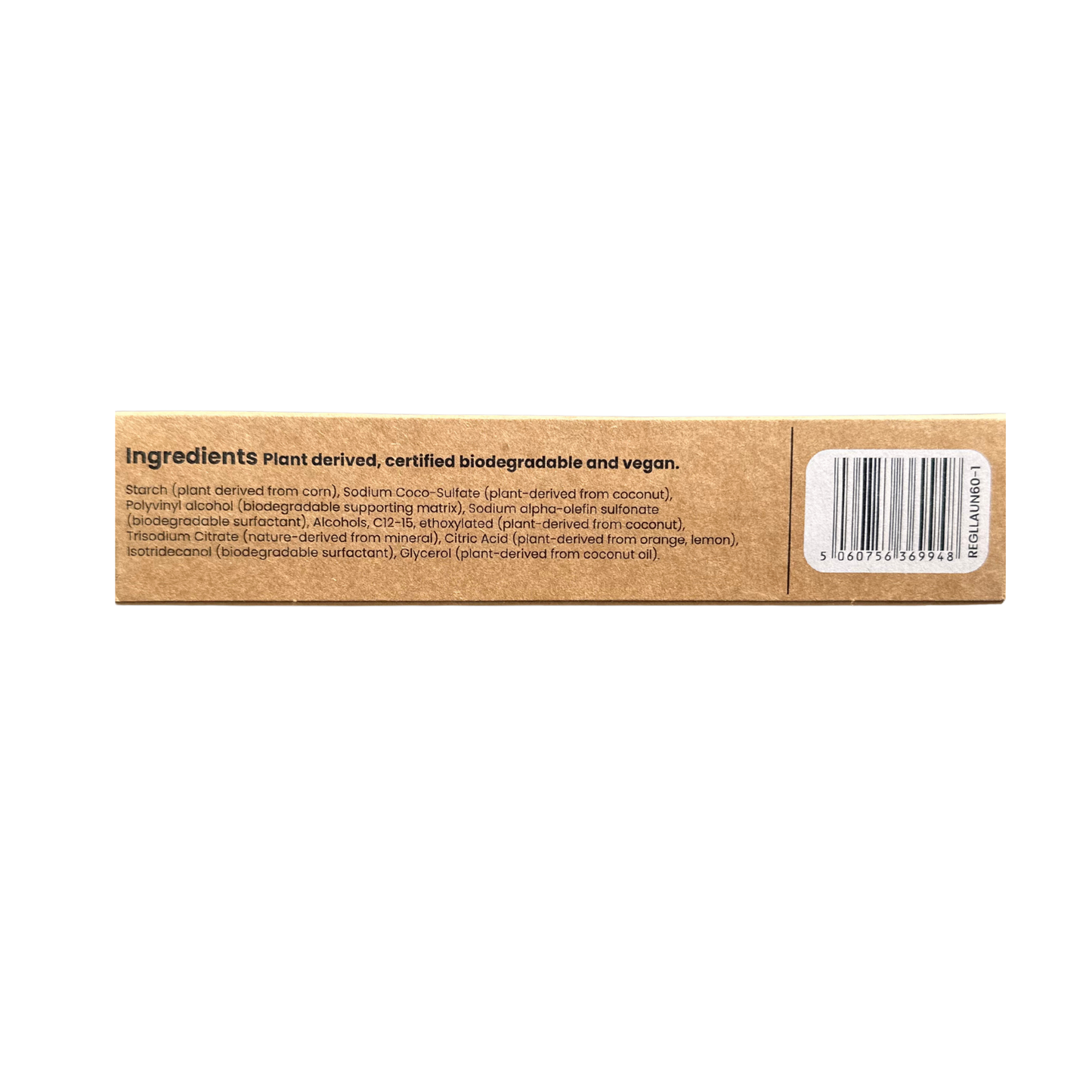 Non-Bio Laundry Detergent Sheets x 60 (Fragrance-Free) Eco Green Living