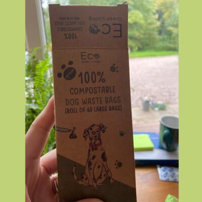 Compostable Dog Waste Bags | 1 Pack - 60 Large Bags - EcoGreenBusiness