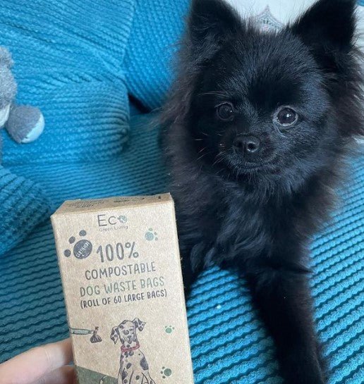 Compostable Dog Waste Bags | 1 Pack - 60 Large Bags - EcoGreenBusiness