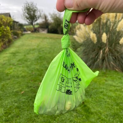 Compostable Dog Waste Bags | 1 Pack - 60 Large Bags - EcoGreenBusiness