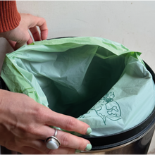 Load image into Gallery viewer, Compostable Drawstring Bin Bags | 40 Litre (25 bags)
