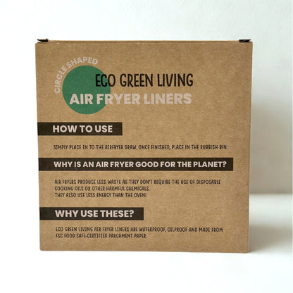 Air Fryer Liners 50 Papers, suitable for all air fryers.