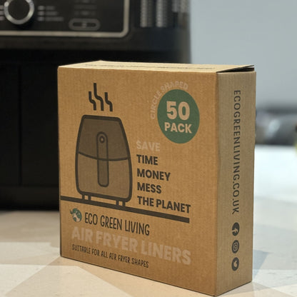 Air Fryer Liners 50 Papers, suitable for all air fryers.