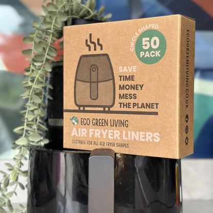 Air Fryer Liners 50 Papers, suitable for all air fryers.