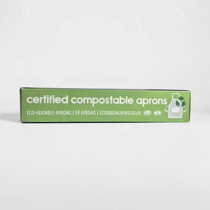 Eco-friendly Certified Compostable Aprons (50 aprons)