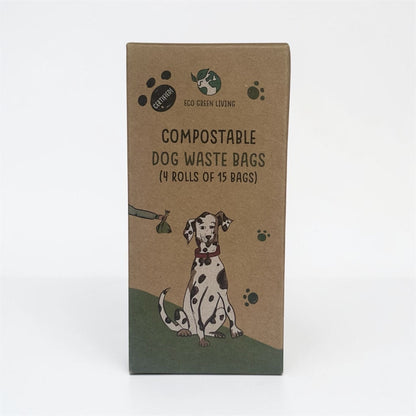Compostable Dog Waste Bags | 1 Pack - 60 Large Bags