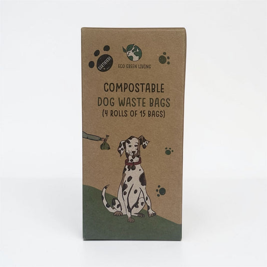 Compostable Dog Waste Bags | 1 Pack - 60 Large Bags