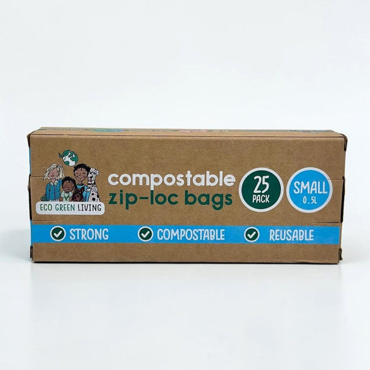 Compostable Resealable Bags Small  | 0.5 Litre (25 bags)