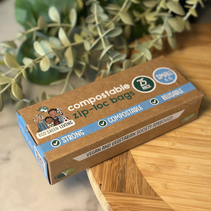 Compostable Resealable Bags Small  | 0.5 Litre (25 bags)