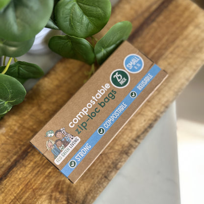 Compostable Resealable Bags Small  | 0.5 Litre (25 bags)