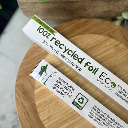 100% Recycled Aluminium Foil - 30cm x 10m