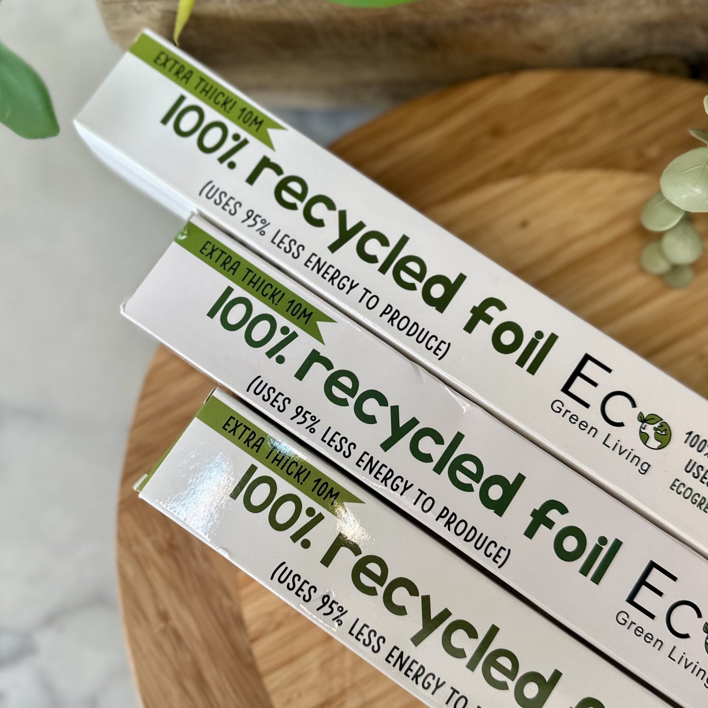 100% Recycled Aluminium Foil - 30cm x 10m