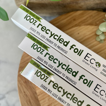 100% Recycled Aluminium Foil - 30cm x 10m
