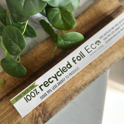 100% Recycled Aluminium Foil - 30cm x 10m