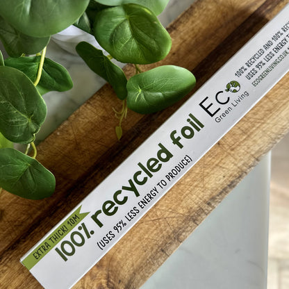 100% Recycled Aluminium Foil - 30cm x 10m