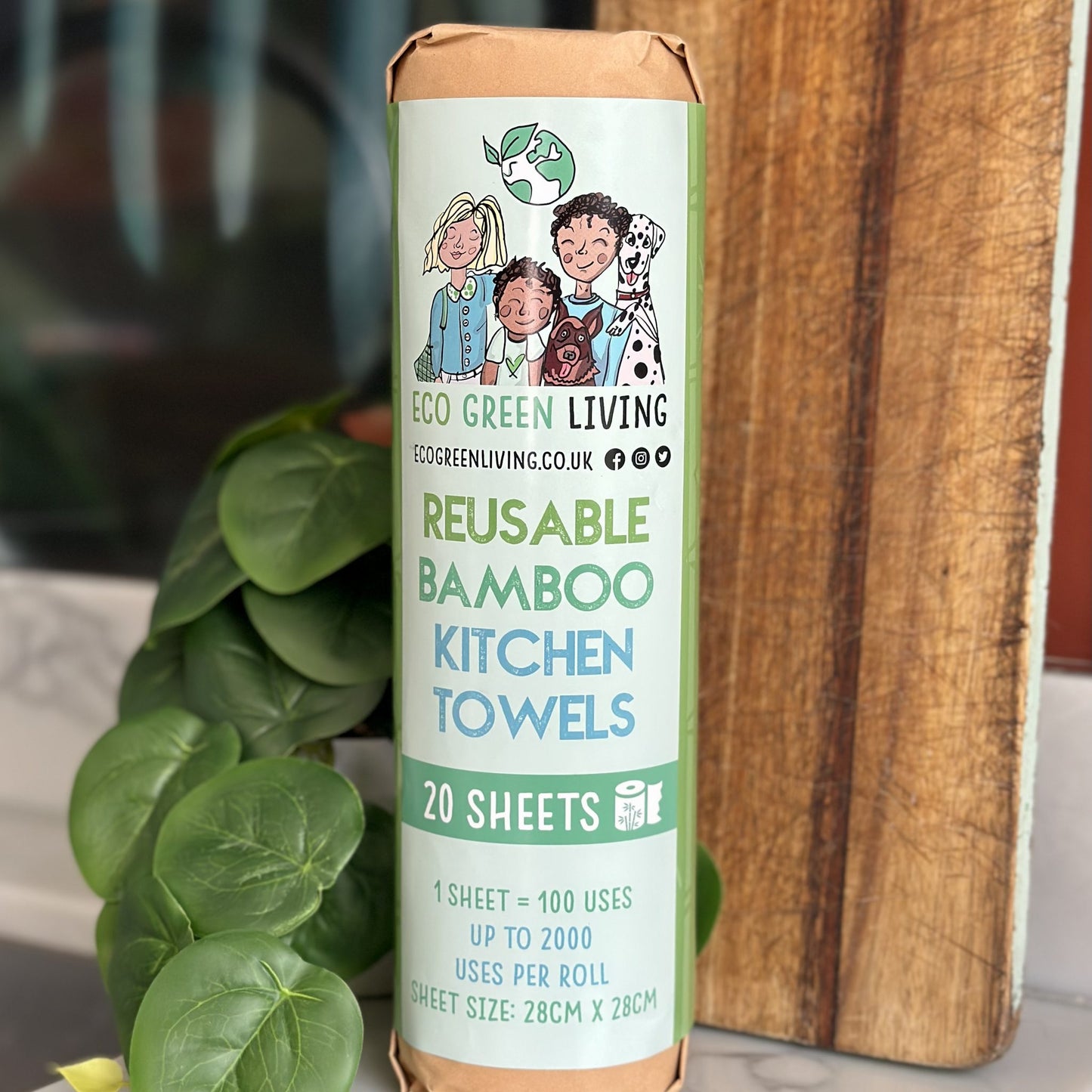Reusable Bamboo Kitchen Towels
