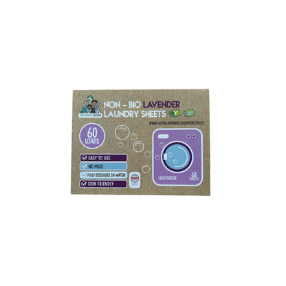 Non-Bio Laundry Detergent Sheets x 60 (Lavender) Eco Green Living