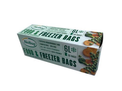 6L Food and Freezer Bags | 1 roll of 20 bags - EcoGreenBusiness