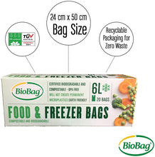 Load image into Gallery viewer, 6L Food and Freezer Bags | 1 roll of 20 bags - EcoGreenBusiness
