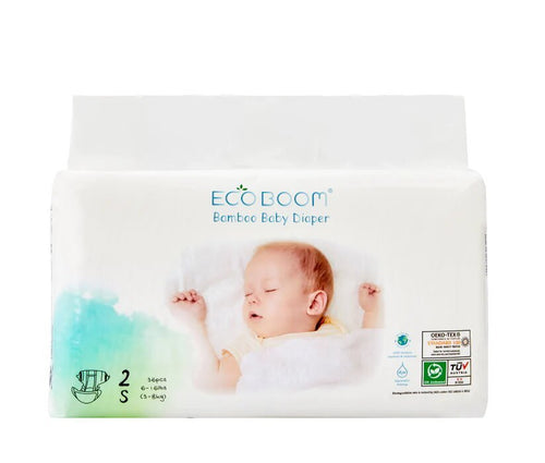 Bamboo Baby Nappies Pack of 36 - Small - EcoGreenBusiness